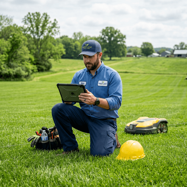 Service professional in the field